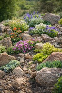 Sziklakert kialakítása