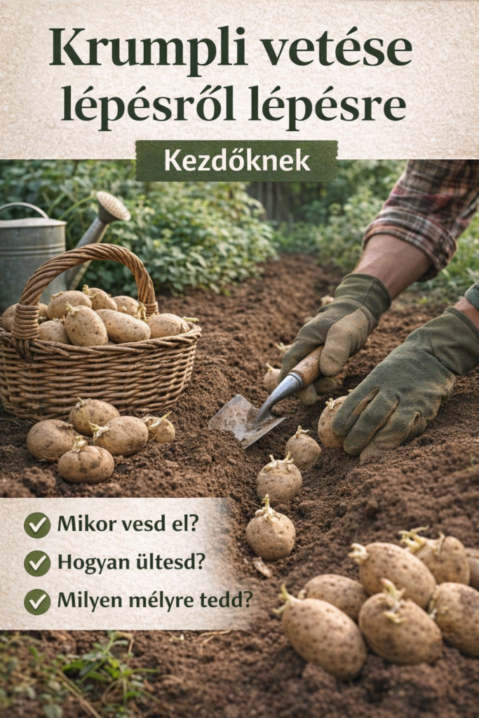Krumpli vetése lépésről lépésre.Mikor és hogyan ültesd.