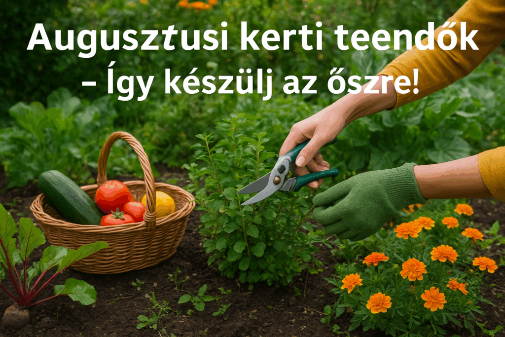 Augusztusi kerti teendők