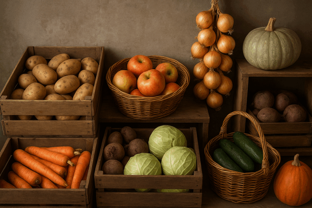 Őszi termény tárolás