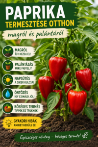 Paprika termesztése otthon